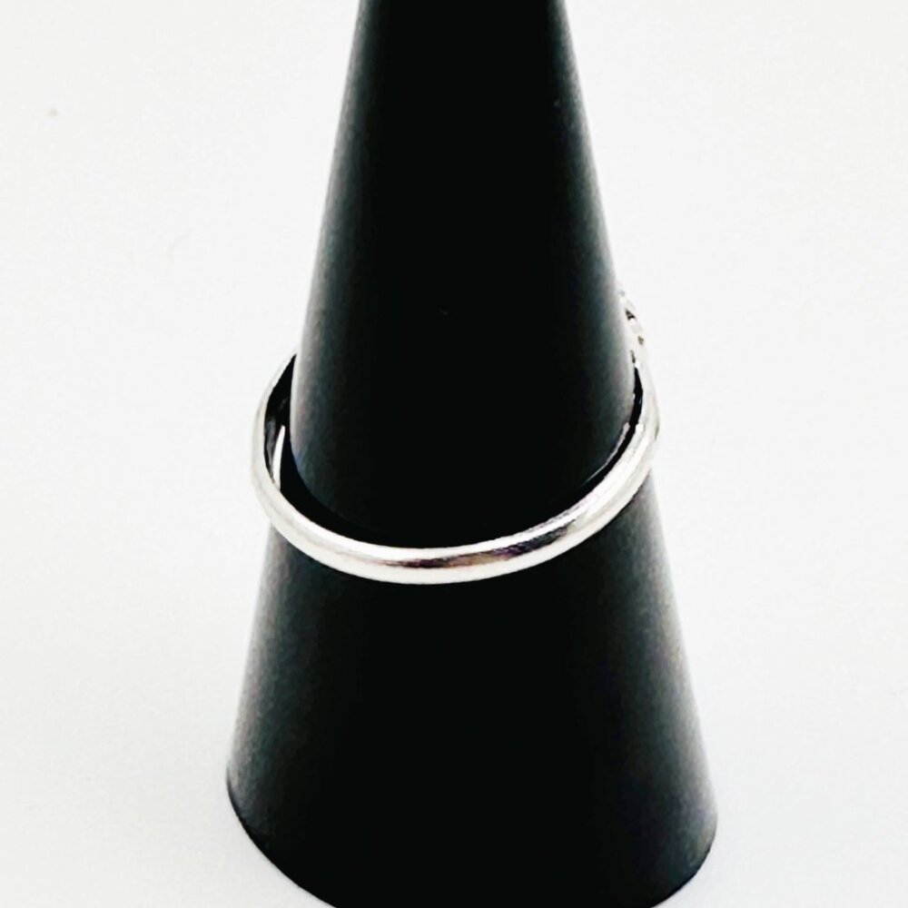 Vintage 1970s Sterling Silver and Turquoise Ring – Ring Size 7 1/2 - Picture 6 of 6